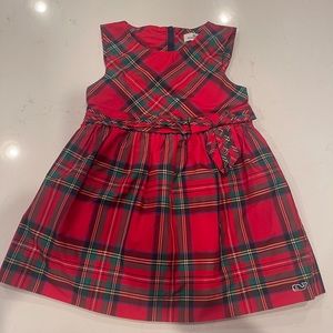 Vineyard vines 2T red plaid dress